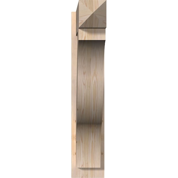 Funston Arts & Crafts Smooth Outlooker, Douglas Fir, 7 1/2W X 34D X 38H